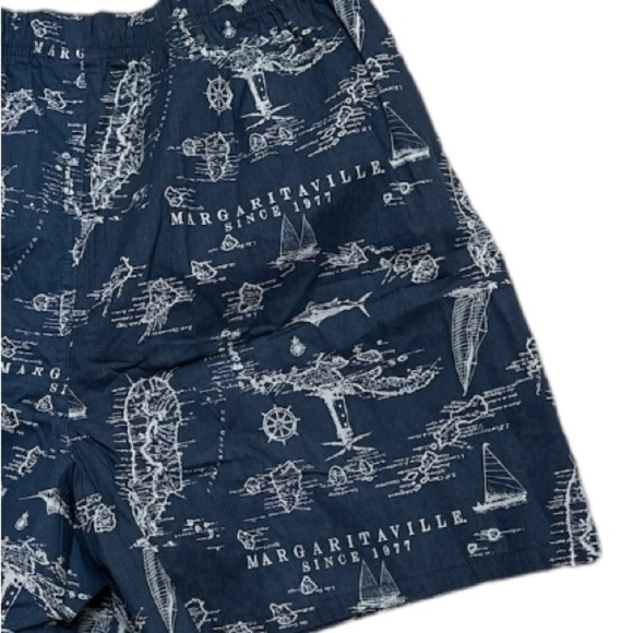 Margaritaville Shorts Men’s large Nautical Print Beachy Lounge - Picture 6 of 8